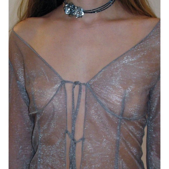 prod sheer organza top - Picture 3 of 6